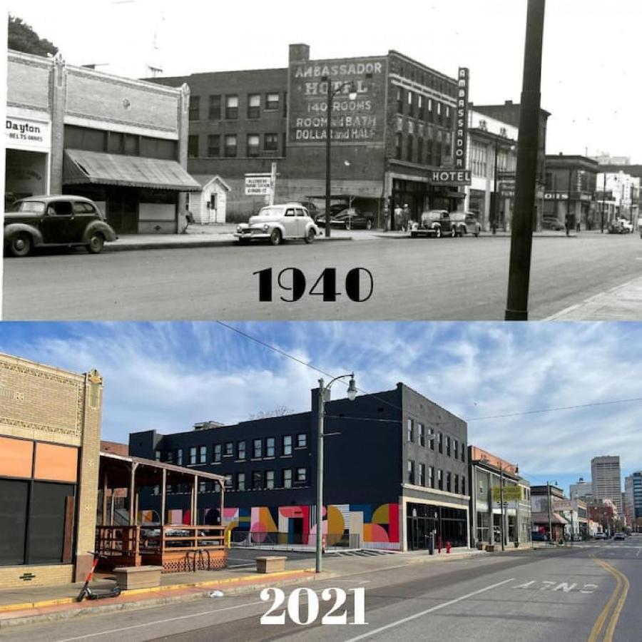 דירות ממפיס Historic Vibe On Main St מראה חיצוני תמונה